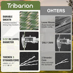 Paracord Rope 550 lb - 200ft 5/32" Parachute Cord 4MM 7-Strand para Cord - - Image 2