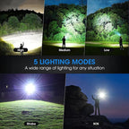 Kmivo Flashlights Rechargeable LED High Lumens - Image 5