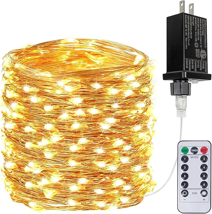 66Ft 200LED Fairy Lights Plug in by BHCLIGHT