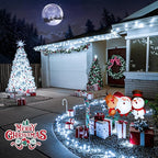 JMEXSUSS 150 LED White Christmas Lights Indoor Outdoor Waterproof, 59 Ft - Image 5