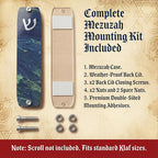 Genesis Mezuzah for Door – Modern Acrylic Mezuzah Case Without Kosher Scroll – - Image 3