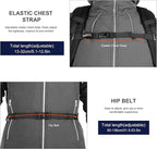 MOUNTAINTOP Hiking Backpack, 25/30L Camping Backpack, Men Women Hiking Daypack - Image 8