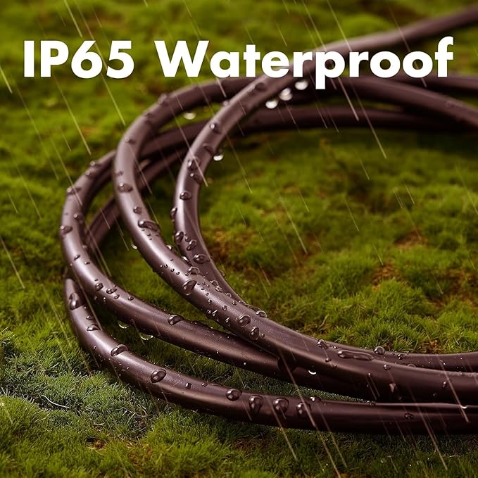 1ft Brown Extension Cord Waterproof, UL Listed, 16/3 SJTW Heavy Duty 3 Prong - Image 4