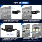 Adewalk Solar Outdoor Motion Lights - Image 7