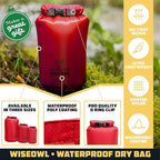 Wise Owl Outfitters Waterproof Dry Bag 3-Pack – Lightweight & Airtight - Image 2
