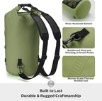 STOVER 5/10/25/30/40/55L Waterproof Dry Bag- Roll-Top Backpack w/Phone Case- - Image 4