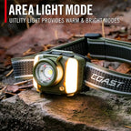 Coast FL95R 1250 Lumen Rechargeable Plus LED Headlamp - Image 5