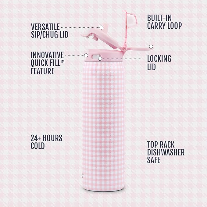 Ello Pop & Fill 32oz Stainless Steel Water Bottle - Image 4