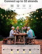 Svater Outdoor String Lights 50 FT, Patio Light - Image 3