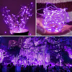 Selarlyt 2-Pack 200 LED Solar Fairy Lights Outdoor, Upgraded Oversize Lamp - Image 2