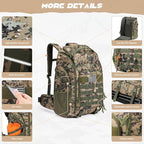 Maelstrom Tactical Backpack for Men, Water Resistant 40L Military Backpack - Image 2