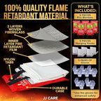 JJ CARE Fire Blanket – 5 Packs - Image 2
