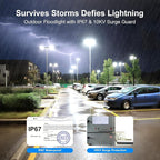 100W LED Flood Light Outdoor, 14000LM Arena Lights 6500K Daylight White Stadium - Image 5