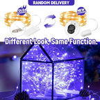 12-Pack LED Fairy Lights 7 Feet Battery Powered Waterproof Silver Wire 20 Slim - Image 5
