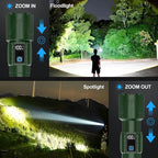 Rechargeable Tactical Flashlights 2000 High Lumens - 5000mAh Super Bright LED - Image 8