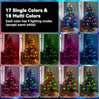 LitHome 66FT 200 LED Color Changing Christmas String Lights Outdoor, 35 Colors - Image 4