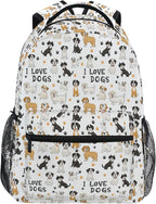 Wamika Bernese Mountain Dog Kids Backpack Cute Puppy Paw School Backpack Boy by Wamika