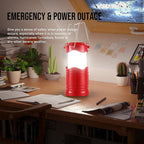 Lichamp LED Camping Lantern, 4 Pack Battery Powered Flashlight - Image 2