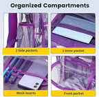 Vorspack Clear Backpack Heavy Duty PVC Transparent Backpack - Image 5