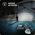 Globe Electric 180-Degree 22W Twin Head Black Hardwired Motion Activated - Image 5