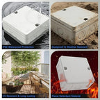 SuperInk Outdoor Junction Box IP66 Waterproof Electrical Enclosure 4.2 x 4.2 x - Image 3