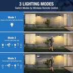 Peasur Solar Lights Outdoor Motion Sensor Waterproof, 3 Modes Security Wall - Image 2