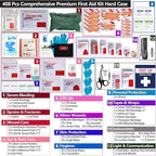 Hard Case First Aid Kit 408 Pcs - Image 3