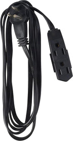 Woods 2243 16/3 Flat Indoor Extension Cord, 3 Grounded Outlets, Right Angled - Image 2