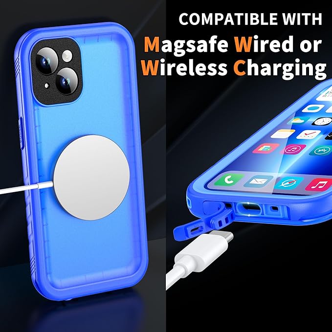 Cozycase Compatible with iPhone 14 Plus Waterproof Case - Image 6