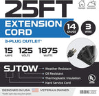 Iron Forge Cable 14 Gauge Outdoor Extension Cord 25 Ft - Image 2