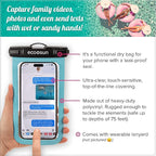 Eco Sun Waterproof Phone Pouch & Floating Wrist Strap Bundle – Waterproof Phone - Image 3