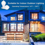 Motion Sensor Light Bulbs for Outdoor Indoor, 9W A19 Motion Detector Led Bulb - Image 6