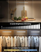 EZVALO 10inch Under Cabinet Lighting, 2500mAh Rechargeable Motion Sensor Lights - Image 4
