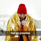 General Medi Emergency Blanket, Emergency Gold Foil Blanket– Perfect - Image 6
