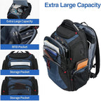 KROSER Friendly Travel Laptop Backpack 17.3 inch XXXL Gaming Backpack - Image 3