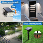 Tadyreal Solar Spot Lights Outdoor 2 Pack, Solar Landscape Spotlights Waterproof - Image 2