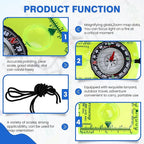 Orienteering Compass, Hiking Survival Compas, Compasses Kids - Image 3
