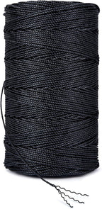 HONGDA Tarred Twine, 1080 Feet Nylon Twine #18 Bank Line-Black Nylon String - Image 5