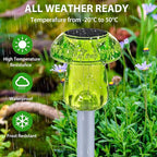 Benany Solar Lights Outdoor, 16 Pack Mushroom Lights Outside Waterproof - Image 6