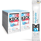 Pure Kick Hydration Singles To Go Drink Mix, Ice Pop, Includes 12 Boxes by PureKick