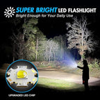 WdtPro LED Flashlight High Lumens SR2000 Pro, 2 Pack Brighter Tactical - Image 2