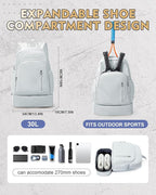 Gym Backpack for Women Men, Lightweight Gym Bag - Image 2