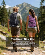 NOOLA Hydration Backpack with 3L Water Bladder, 22L / 25L Water Backpack - Image 8