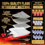 JJ CARE Fire Blanket – 7 Packs - Image 2