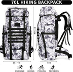 Hiking Backpack for Men 70L/100L Camping Backpack Military Rucksack Molle 3 - Image 2