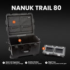 NANUK Trail 80 – 79L Waterproof Storage Box – Wheeled & Modular Cargo Case - Image 2