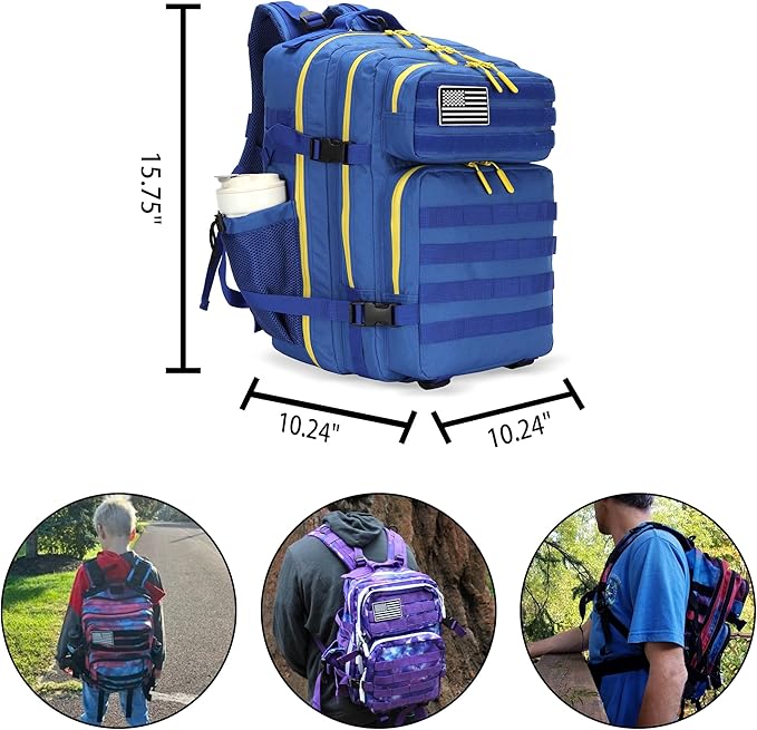 Lovelinks21 25L Tactical Military Backpack Small Travel Rucksack - Image 2