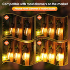 Mlambert 96FT LED Outdoor String Lights, Dimmable Waterproof Patio Lights - Image 3