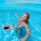 CACOE [Floatable Floating Universal IPX8 Waterproof Phone case 2 Pack-Up to - Image 2