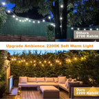 Achin Outdoor String Lights 150 Feet LED Waterproof Patio Lights - Image 4